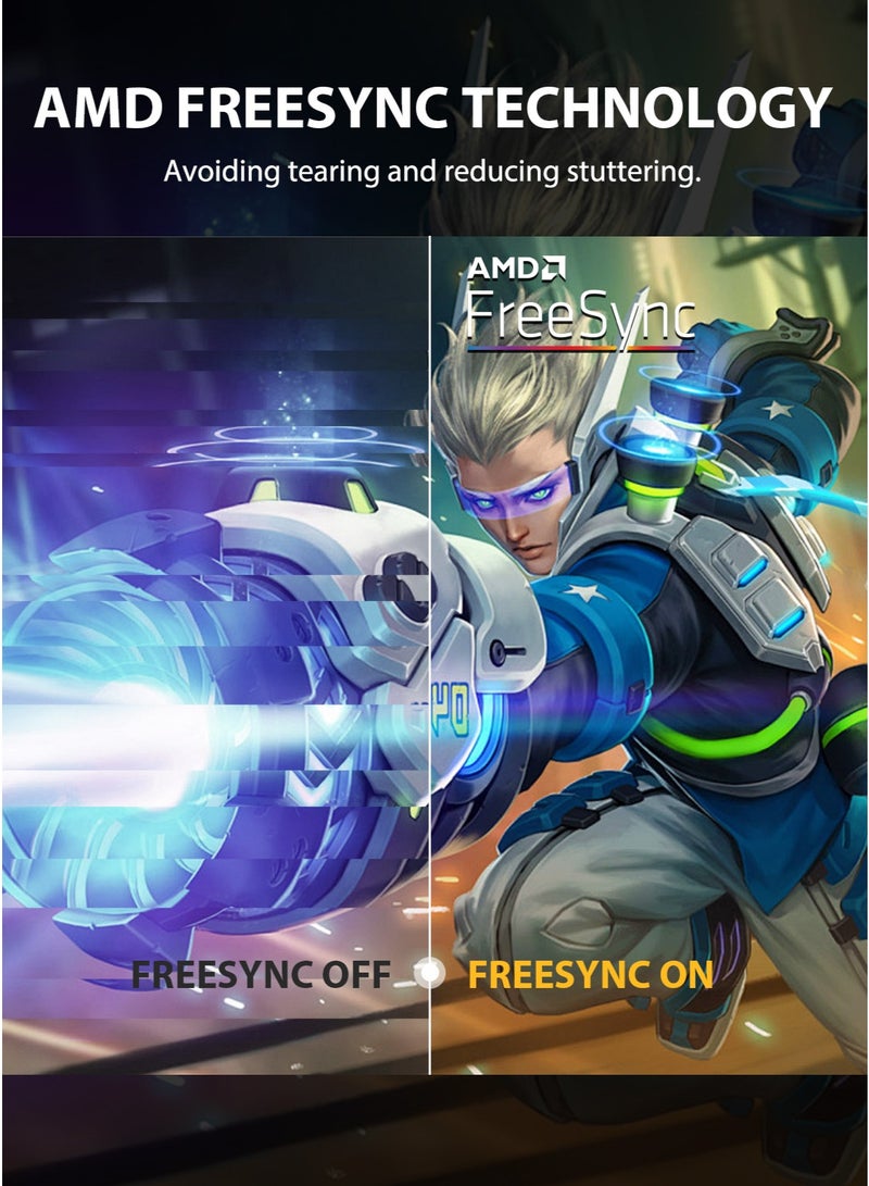 EVICIV 18.5 Inch Ultra-Thin Portable Monitor 120 Hz, 1920*1080 FHD IPS Dual Speakers, Includes protective cover External Display for Laptop, PC, MacBook, Phone, Xbox, PS4/PS5 - Image 5